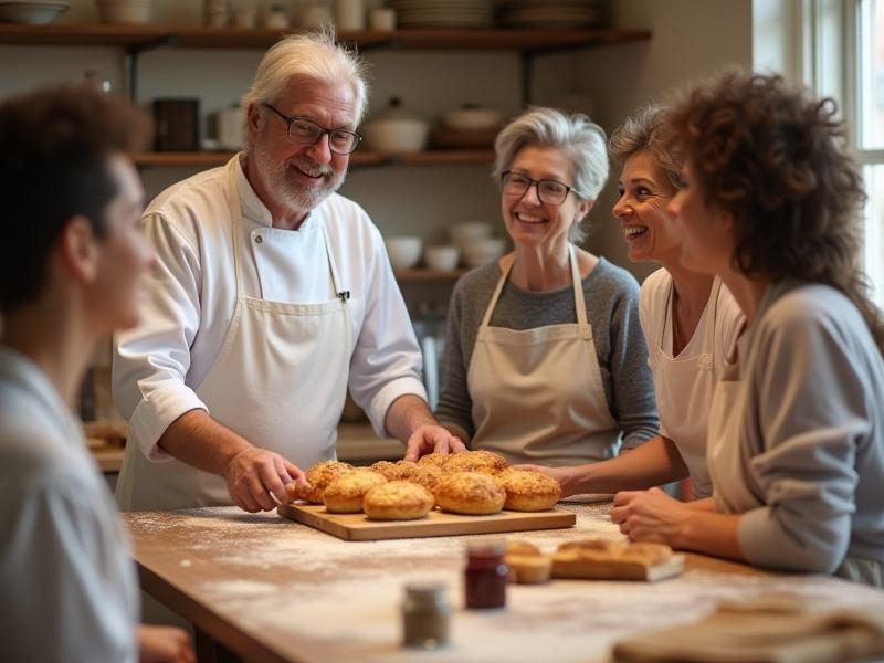 Közösségi esemény egy budapesti pékségben, helyi alapanyagokkal